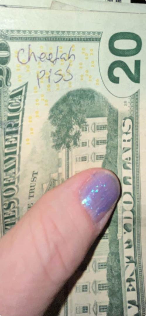 I just got this from the bank how weird are people?