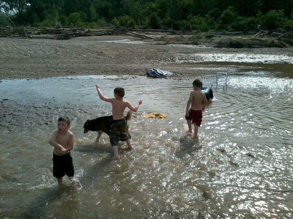 Grandkids having fun