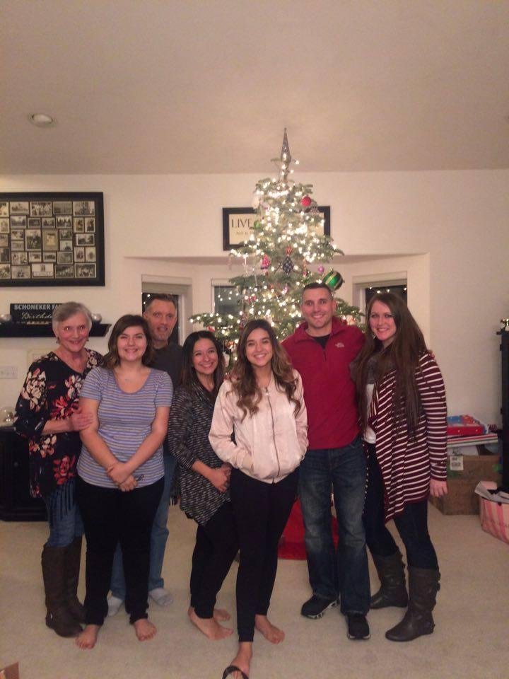 One more: Candy, Elle's sis Izzy, Matt, Anna, Elle, my son Jake, and his wonderful nurse partner Jessica. <3