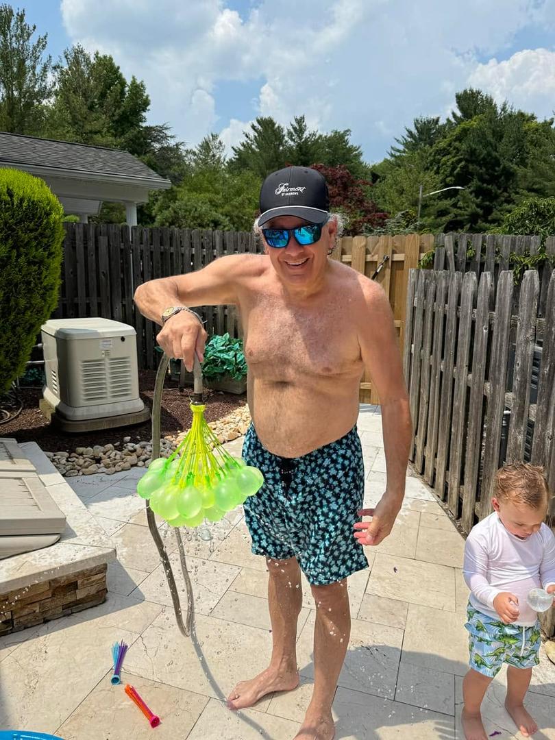 101 degrees and your grandkids want water balloons? This is how you do it!!