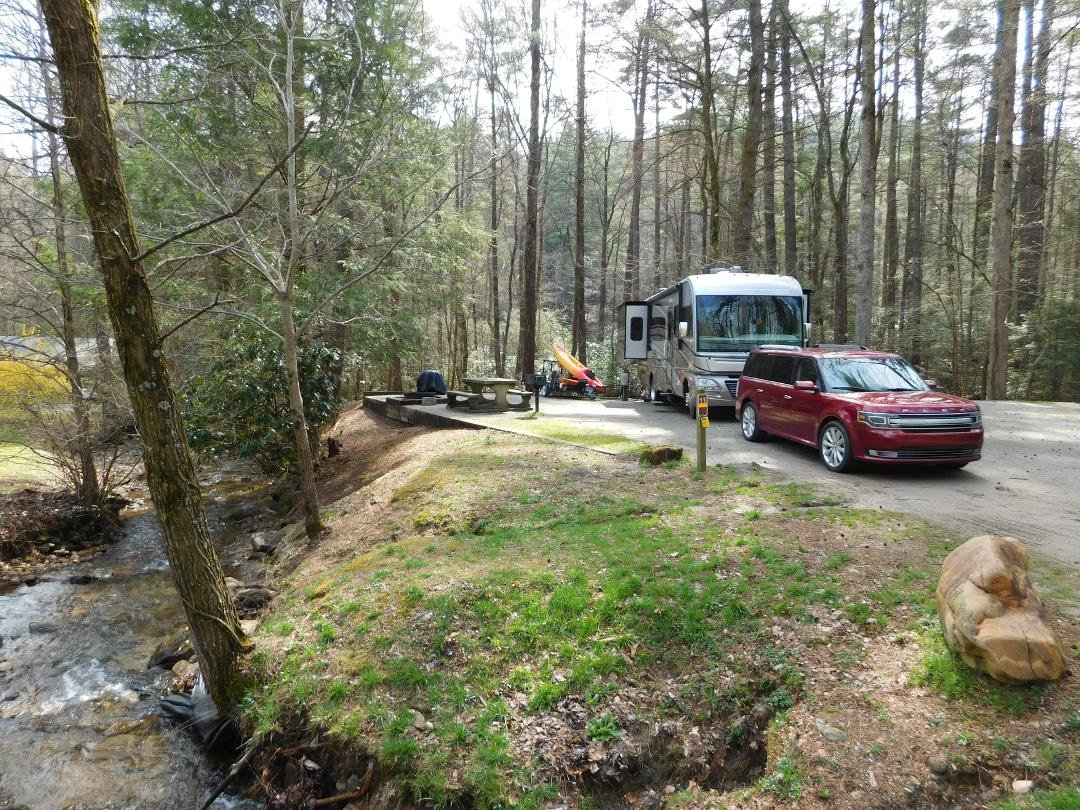 RV at Vogel State park, GA