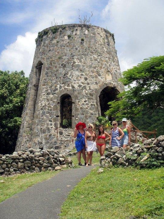 Sugar cane mill windmill ruin
Kay, Leanna, Emily, Lindsey and Me