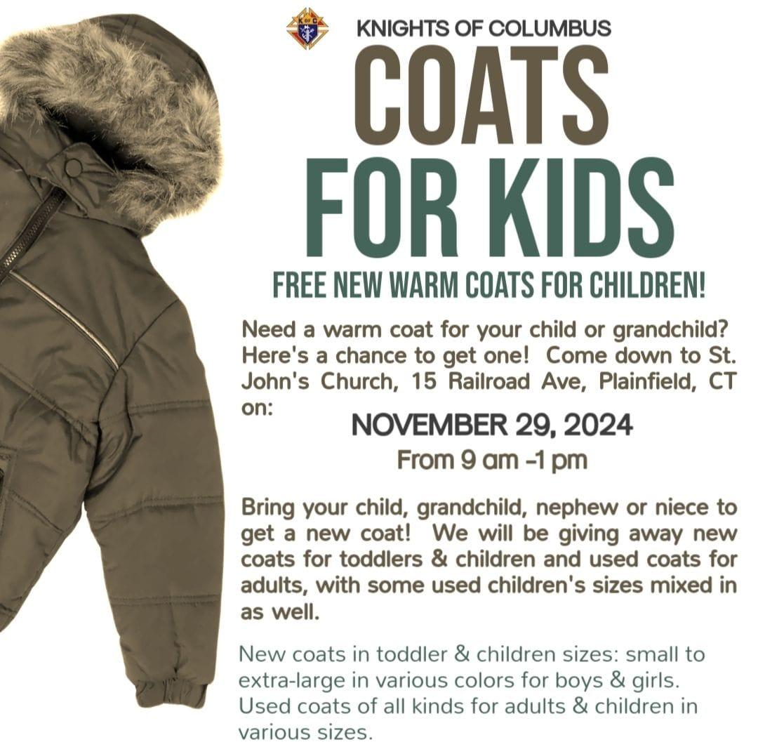 Spread the word. Share please. Our Danielson K of C #2883 Council was a major contributor to this effort.