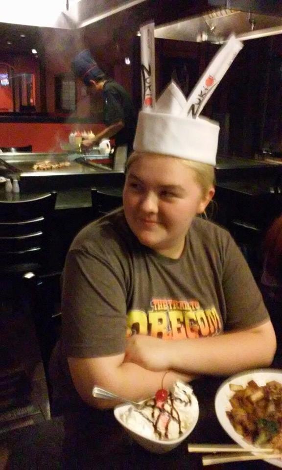 Birthday girl at Zuki's