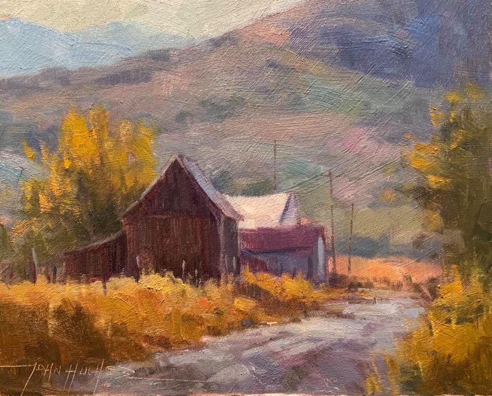 This is Old Park City, the way it used to be. These buildings no longer exist, but there’s still a lot of charm up there! 8 x 10 oil