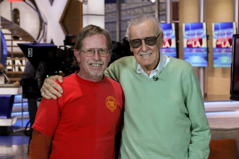 Stan Lee on set for GDLA