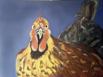 prisma colored pencils chicken