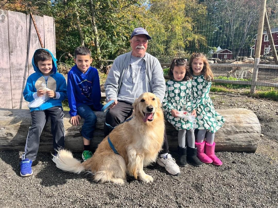 Jake and the grandkids apple picking 😳