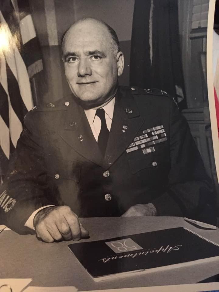 My Dad in 1958 prior to his retirement. A veteran of WW 1 and 2.