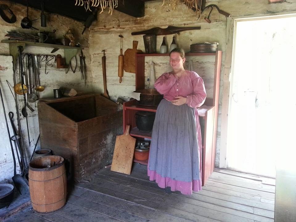 Abe Lincoln's father's house I'm pretty sure this is a replica.