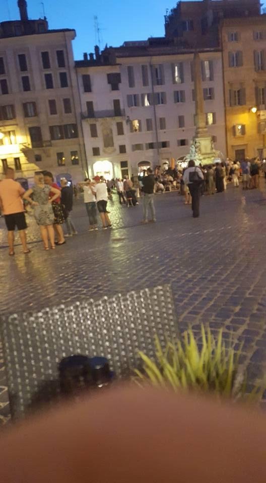 A beautiful evening in Rome.