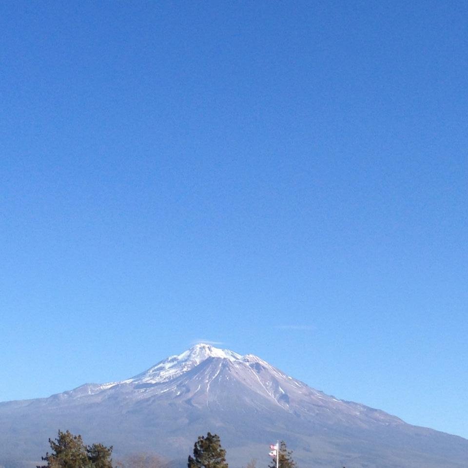 Mt Shasta end of January need to pray for rain