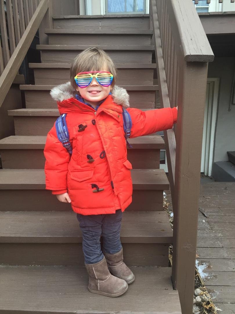 Theo welcoming the New Year!
