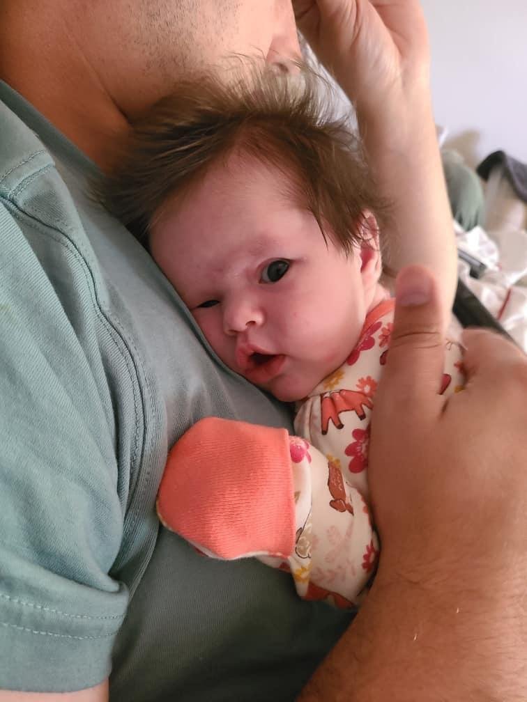 My little black eyed beauty Astrid Jane is already a month old