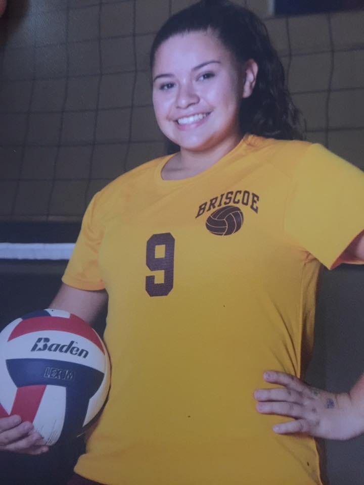 My granddaughter Ali, she is an awesome volleyball player!