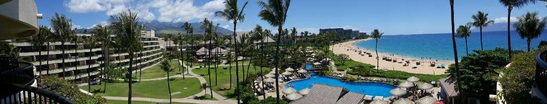 .
Thank you all for your posts while we were on our dream vacation.
This is a Panoramic view from our room.
We had a great time.