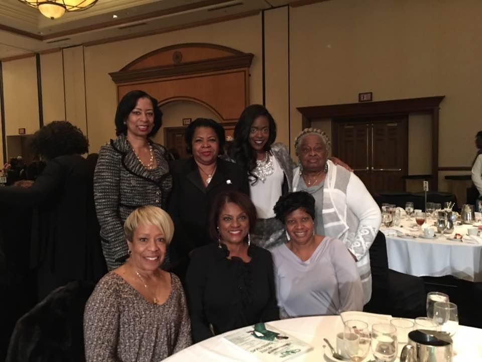 At the Links' White Christmas Luncheon and Fashion Extravaganza...Texas Station in Las Vegas today. Fannie Hamilton brought it once again! Next, get ready for the Alpha's Gala tonight.