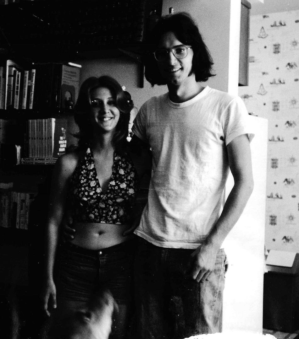Hey, I've been cleaning up my old files (Spring, ya' know), and I came across an old photo (probably, '72) of me and Marianne in our first and only apartment in Bogota, NJ. So, Here's a Throw Back Thursday photo. Ah, thos