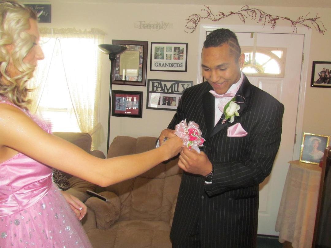 His was easier to put on! :)