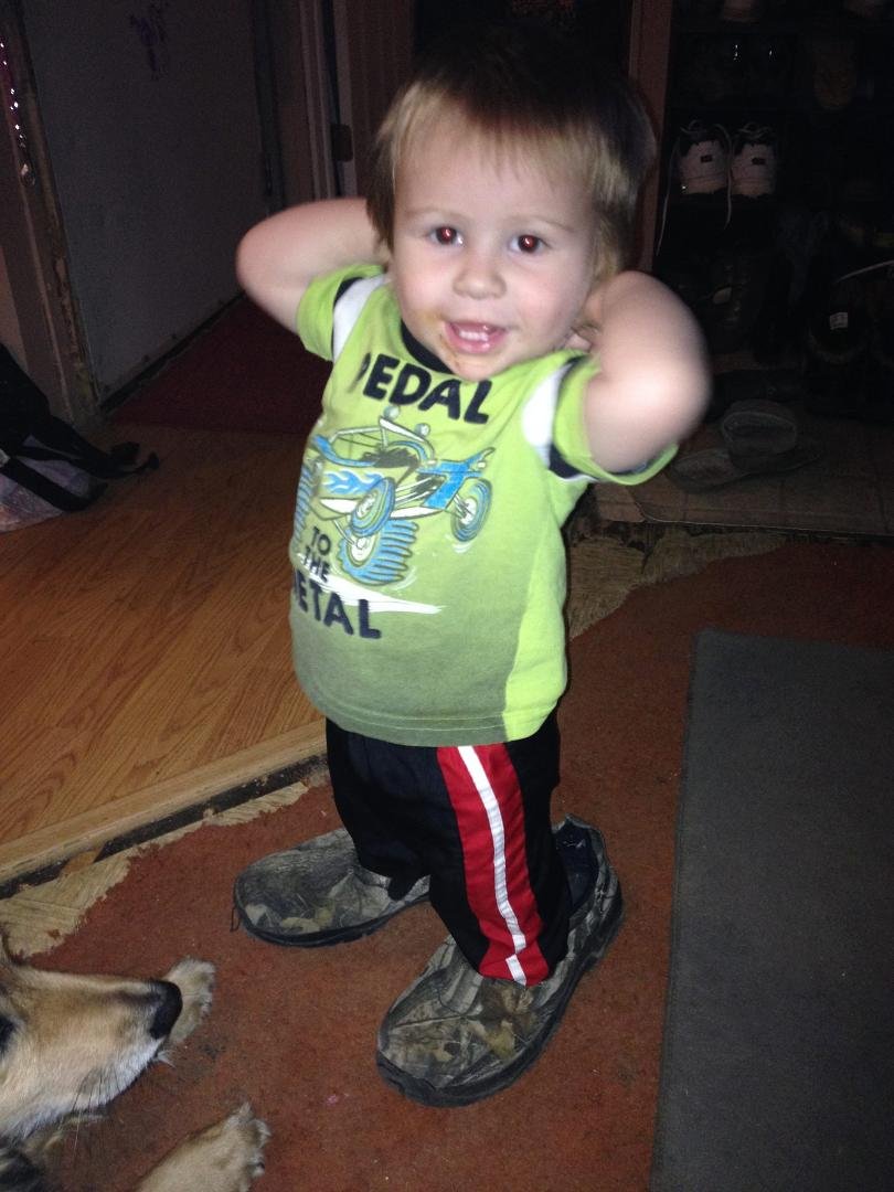 My "Z" man filling Grandpa's shoes.