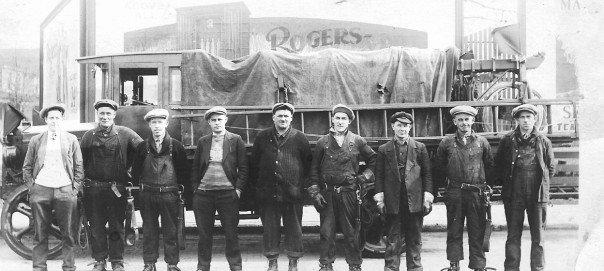 My father with his work crew (2rd from right) Sam Magee-1935