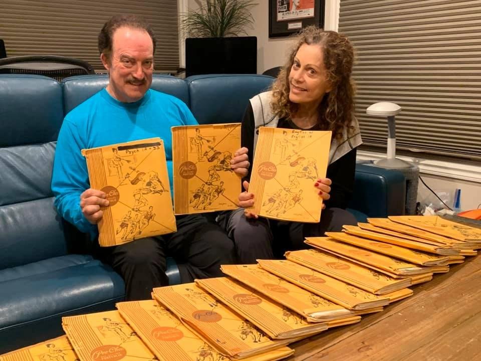 Remember the Beatles song “When I’m 64 AND remember Pee Chee folders? After Naomi and I graduated from college 45 years ago we archived our favorite 40 college classes notes and said we would read them when we were 64...w