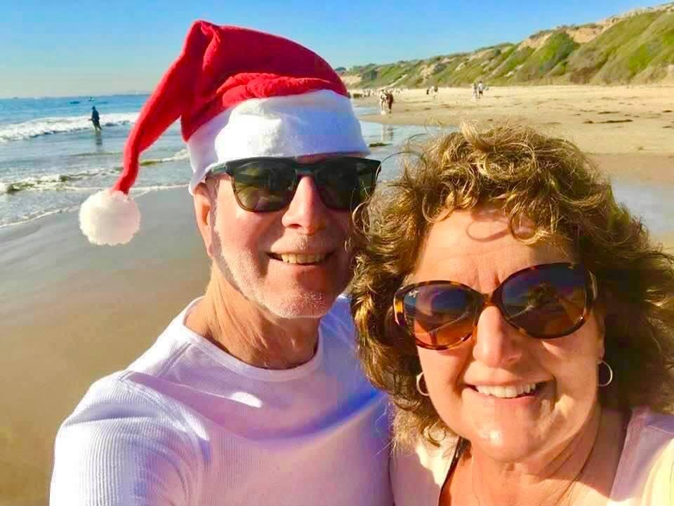 Lovely beach walk on a balmy California Sunday! Merry Christmas!