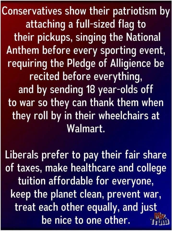 Pretty accurate and self-explanatory... please explain it to any conservatives you know...be sure to speak slowly and to use small words.