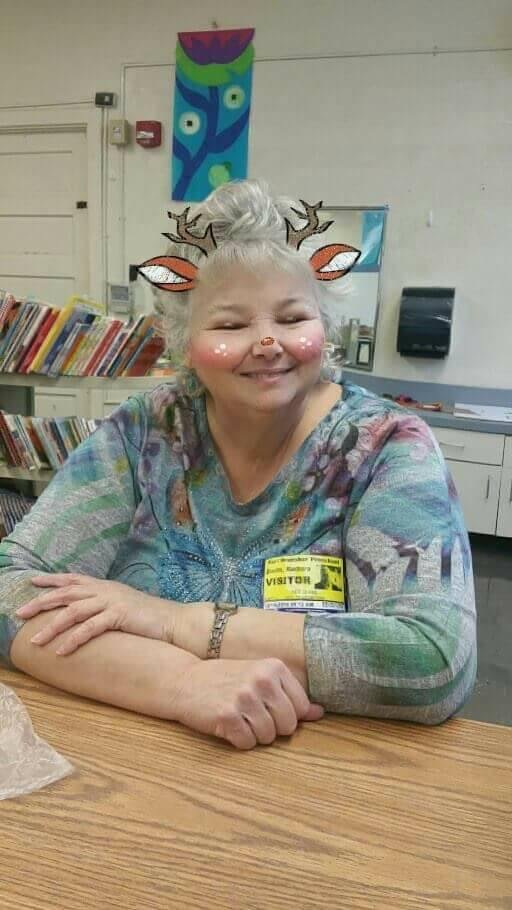 My students wanted me to have a new Christmas look.