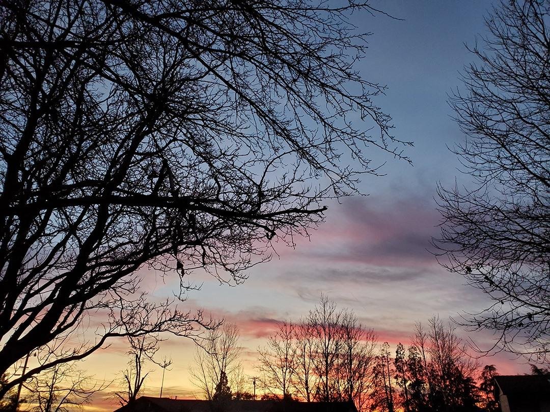 This time of year, our office closes after dark (6pm). The daily sunsets make it all worth the wait!