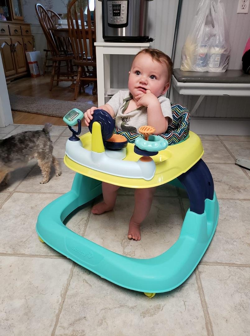 Baby Al got a new present.  Surprise for Mom and Dad