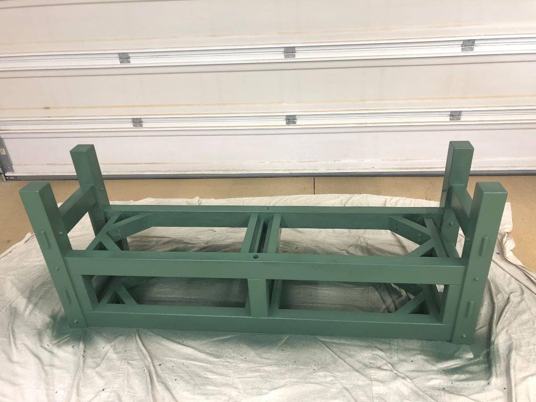 First coat of paint..
