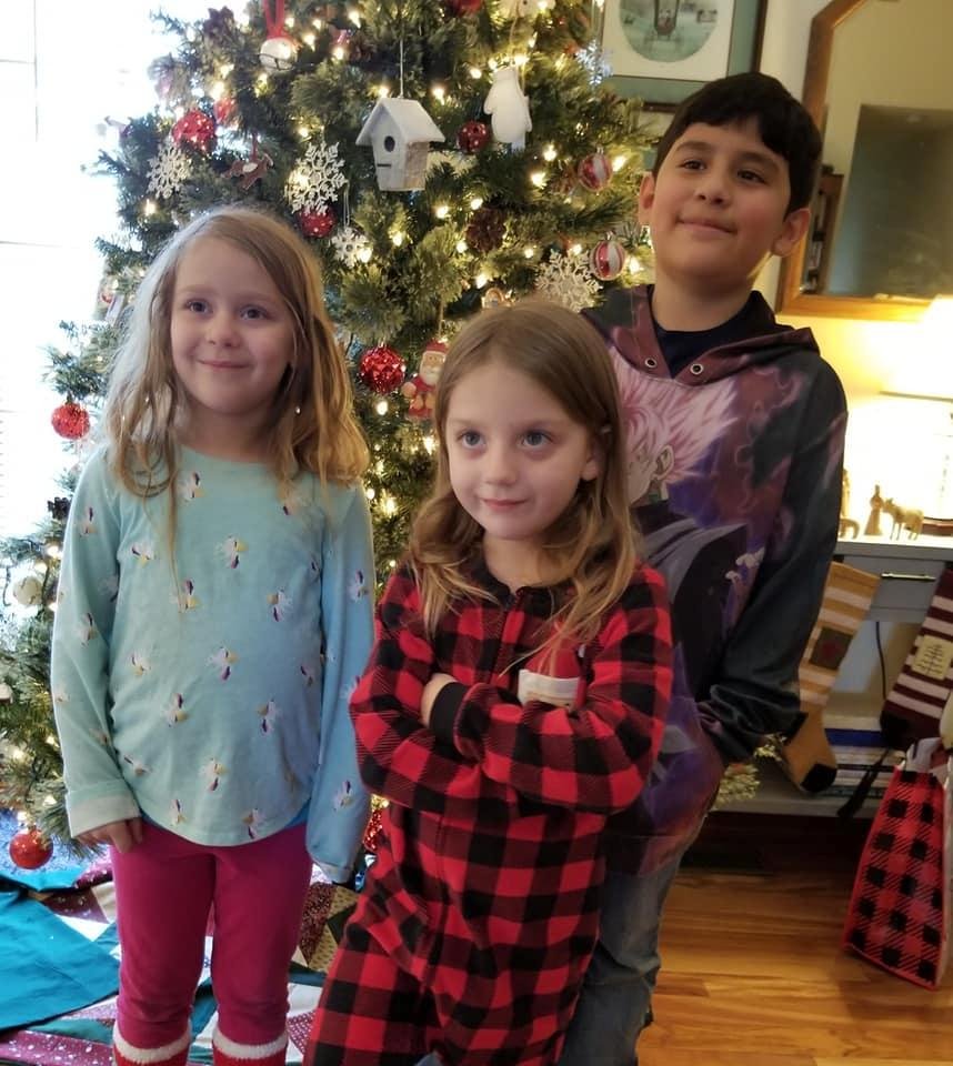 Great grandchildren..Aurora, Luke and Kaleb