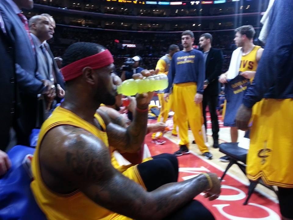 View from Krista Strauss's seat