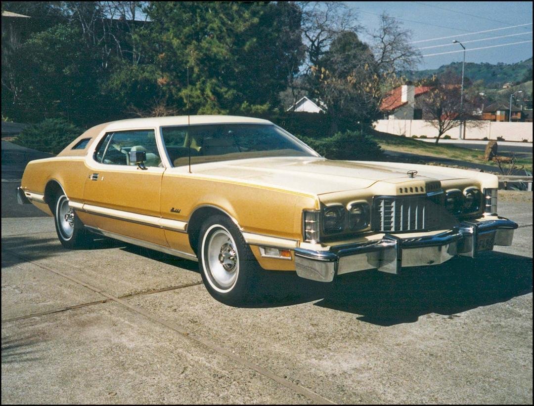 During the mid to late seventies, American cars like this one were described as "boats" particularly in light of the many imports from Japan. Today, this 1976 Thunderbird that I once owned would be described as a classic a