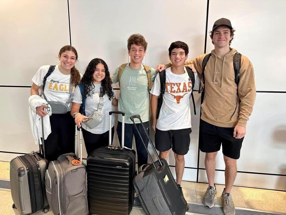 Carlisle’s off with 30 other from her graduated senior class on a mission trip for a week. In the fall they will all be off to various universities.