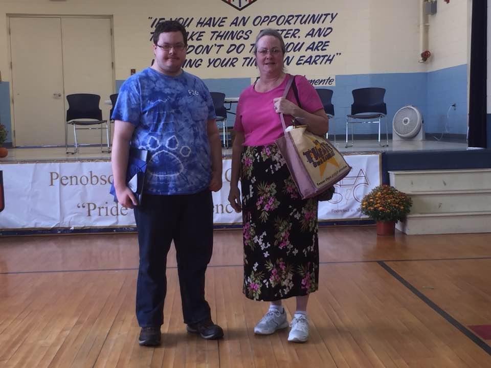 AJ and Laura at Job Corps Graduation