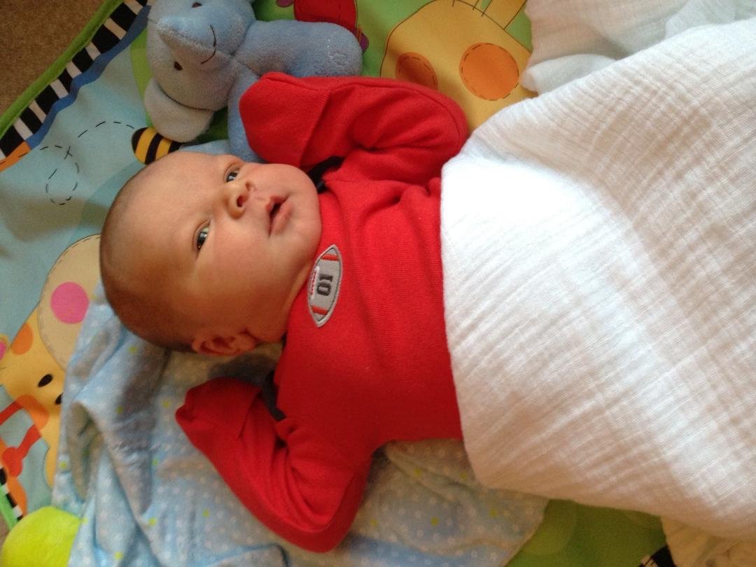 Meet my new grandson, Grey Emerson Logan! His proud and tired parents, Michael and Kristy are thrilled with their 8lb 13oz, 21 inch long little man.