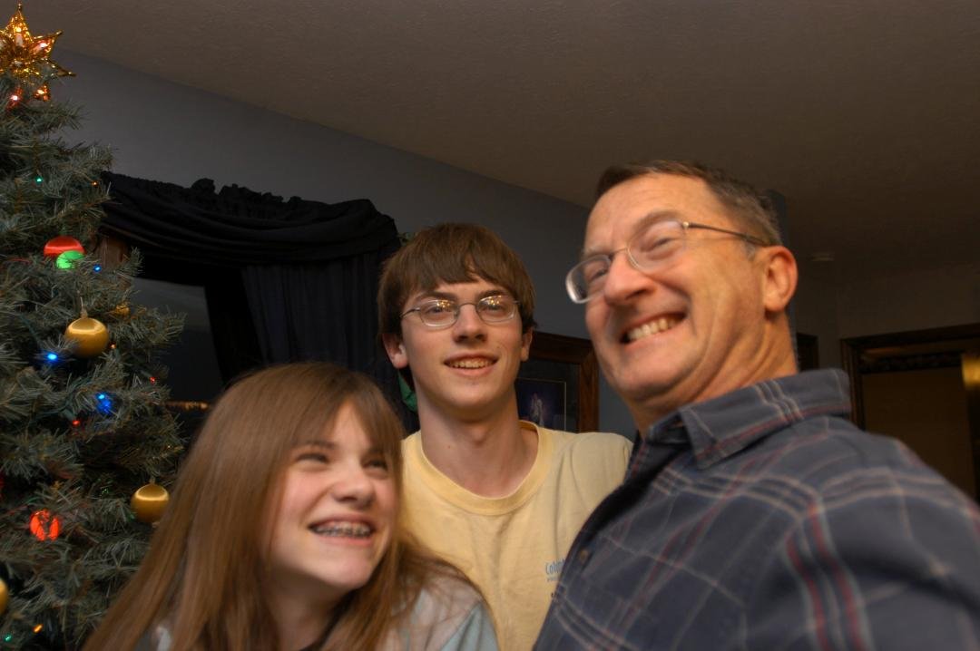 Me and my kids clowning around
