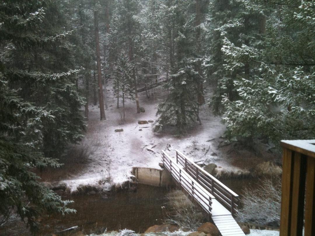 From deck of our condo in Estes Park, CO