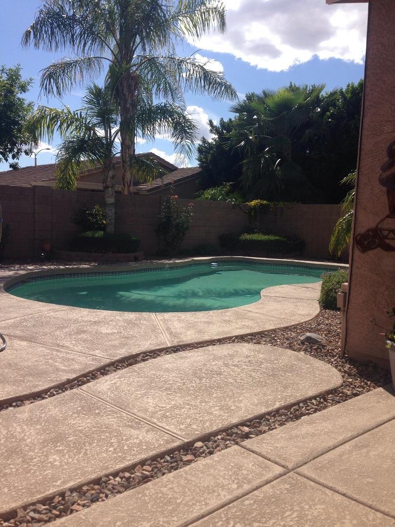 View of my pool