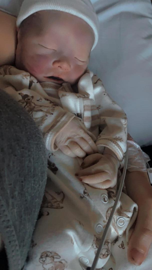 My beautiful baby boy! Giving you away is going to be so hard for me today but I know I have to do it. I want nothing more than to just hold you all the time and love you but God needed you more. Mommy and daddy will love y