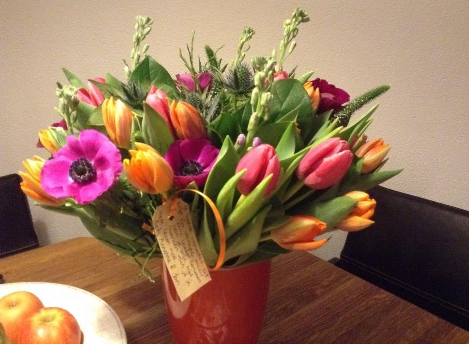 Mooie bos bloemen van Jan en Annemie!!!