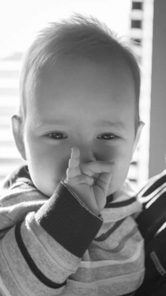 Grandson Brayden Cleary is just about ready to crawl. Life will not be the same for mom and dad!