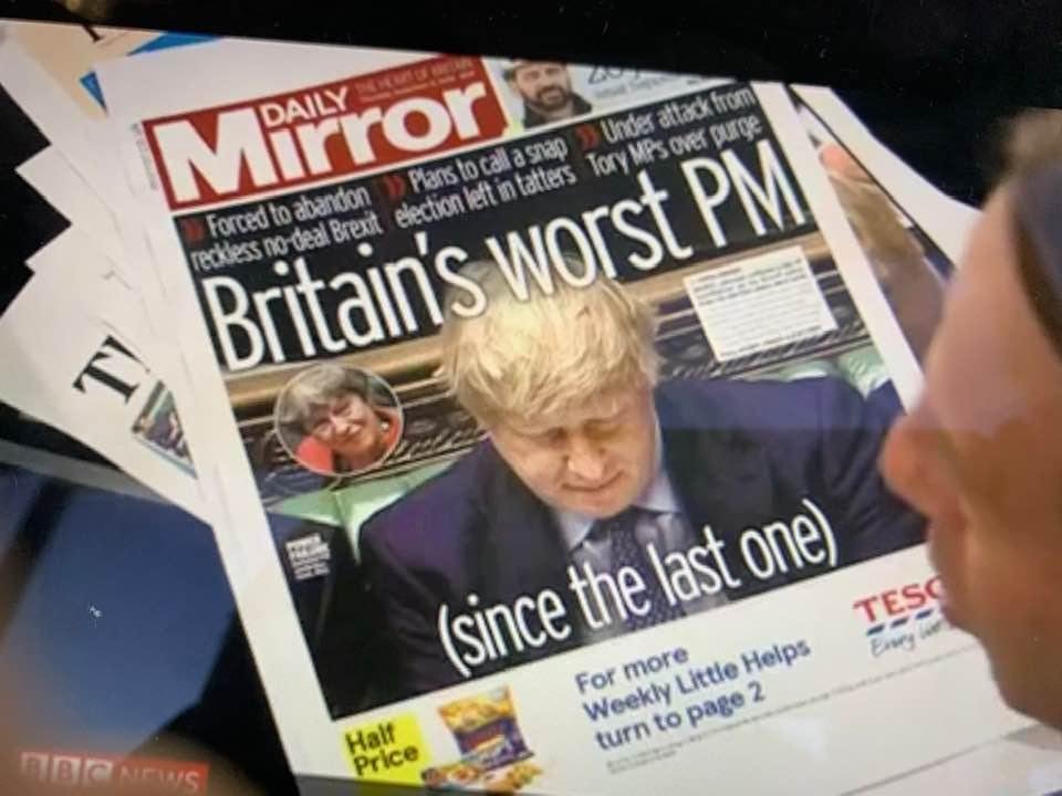 Tomorrow’s Mirror. Right they are. Didn’t take long.