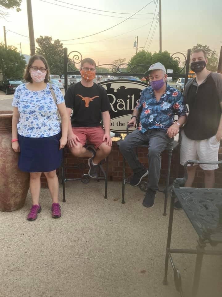 Butler family going off the Rails in Kerrville, Tx