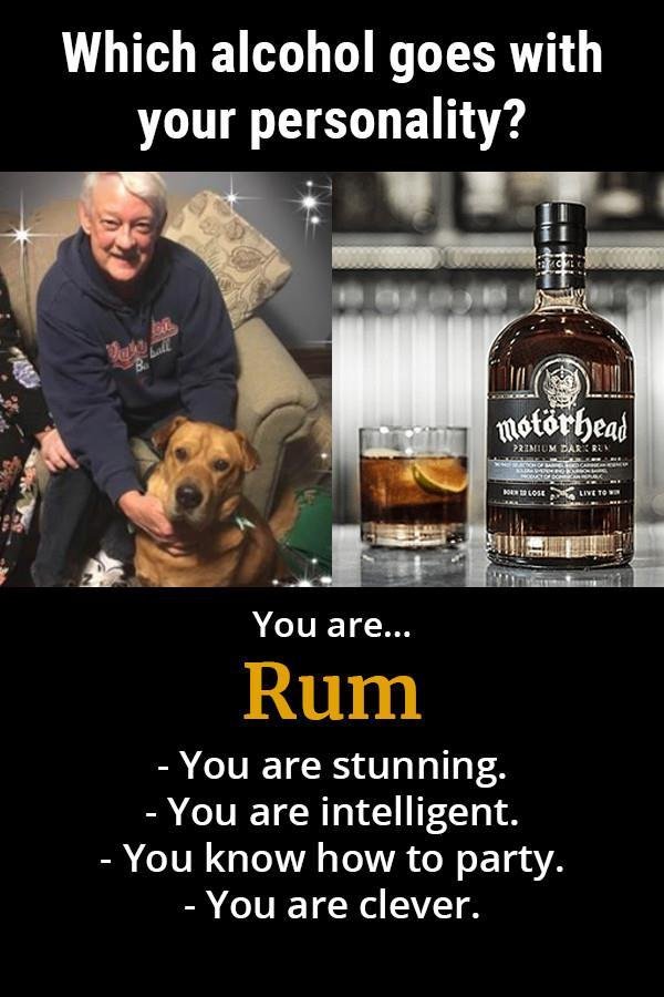 I like rum!