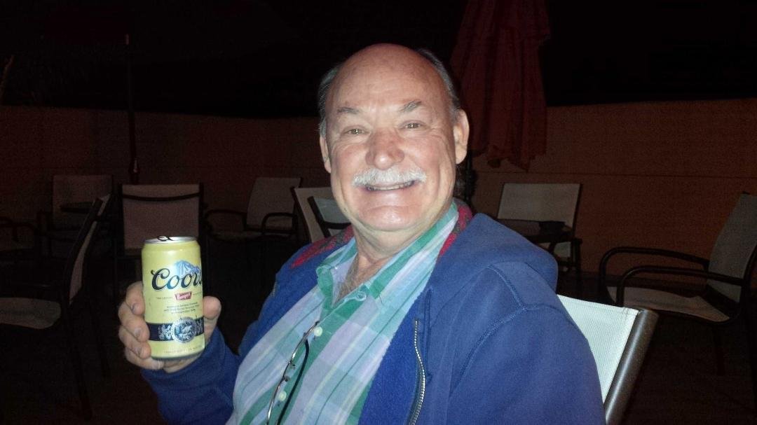 Does he look happy or what!