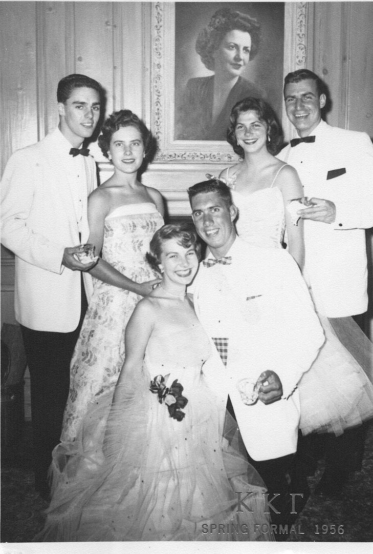 Margie & I watched the UCLA game together! See the date on our party pic - you can do the math. Isn't she lovely? Somewhere along the way lost my plaid cummerbund.