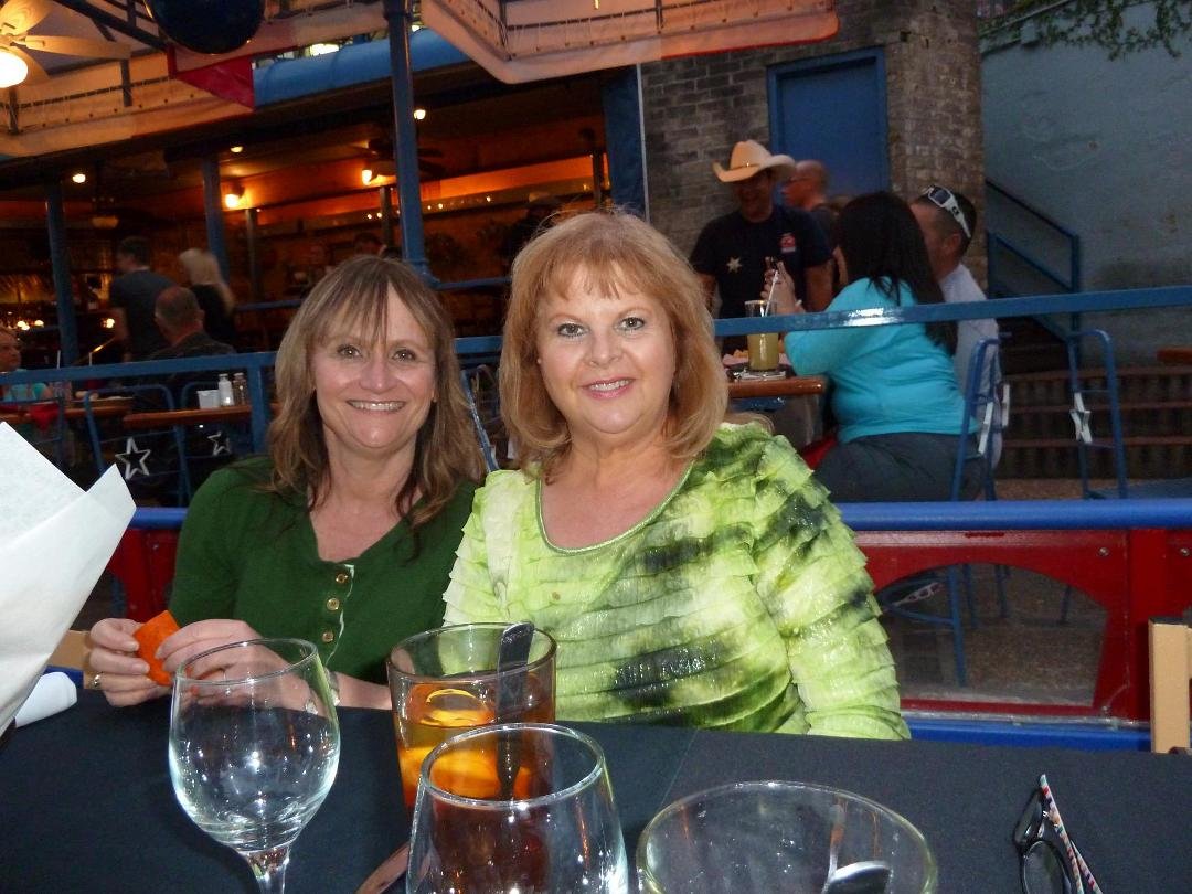 Me and my childhood friend Alice on a boat dinner tour at Riverwalk San Antonio a few weeks ago.